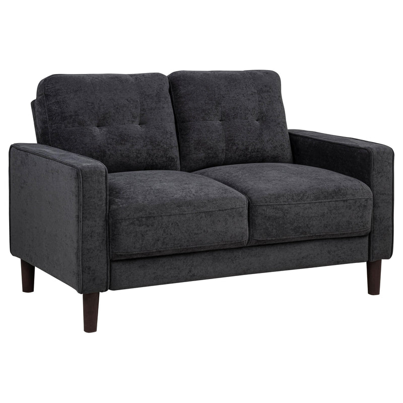 Bowen II 2-piece Upholstered Track Arm Sofa Set Steel Grey - 509981-S2