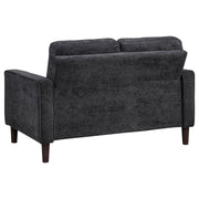 Bowen II 2-piece Upholstered Track Arm Sofa Set Steel Grey - 509981-S2