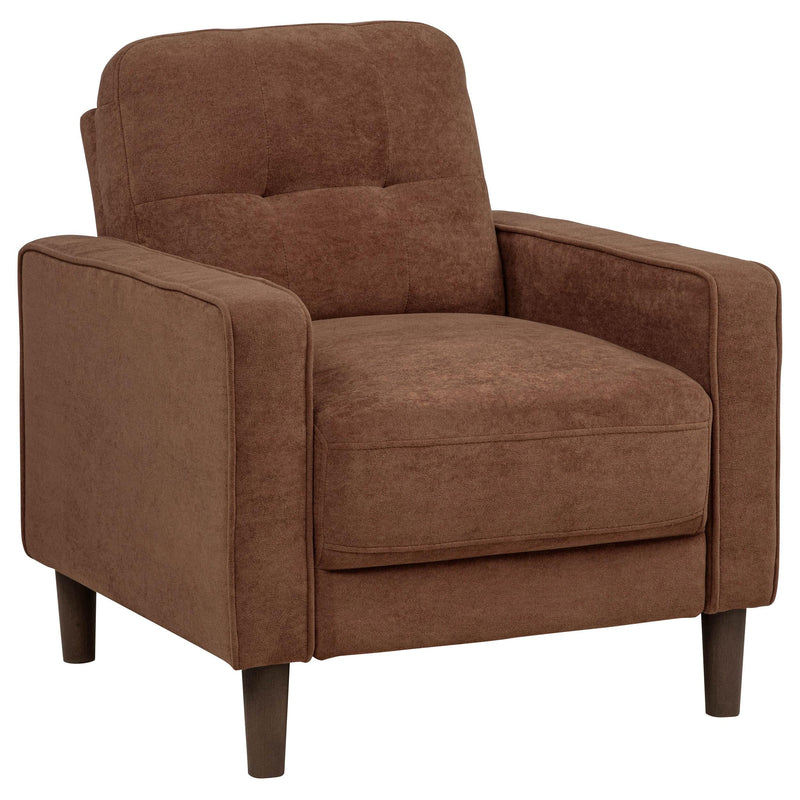 Bowen II 3-piece Fabric Upholstered Track Arm Sofa Set Rust - 509971-S3