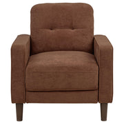 Bowen II 3-piece Fabric Upholstered Track Arm Sofa Set Rust - 509971-S3