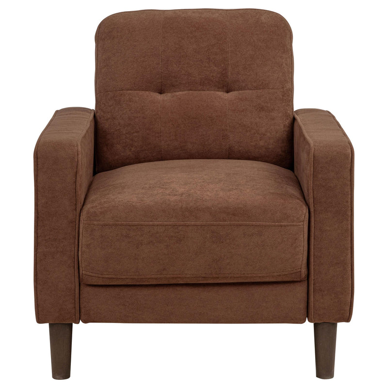 Bowen II 3-piece Fabric Upholstered Track Arm Sofa Set Rust - 509971-S3