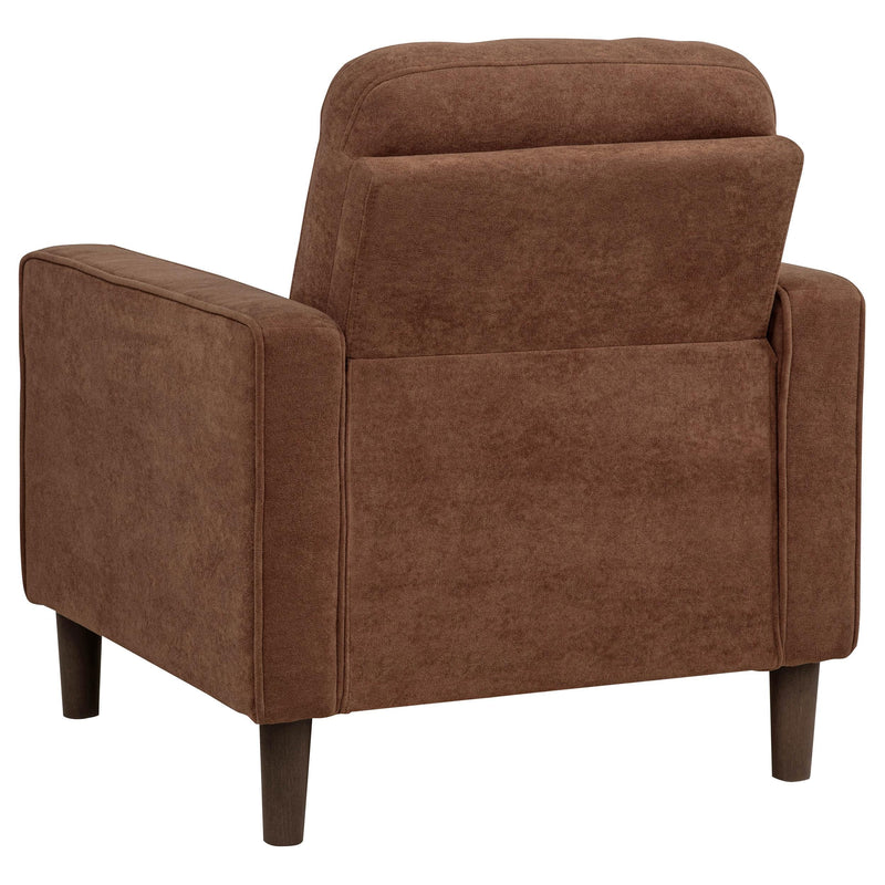 Bowen II 3-piece Fabric Upholstered Track Arm Sofa Set Rust - 509971-S3