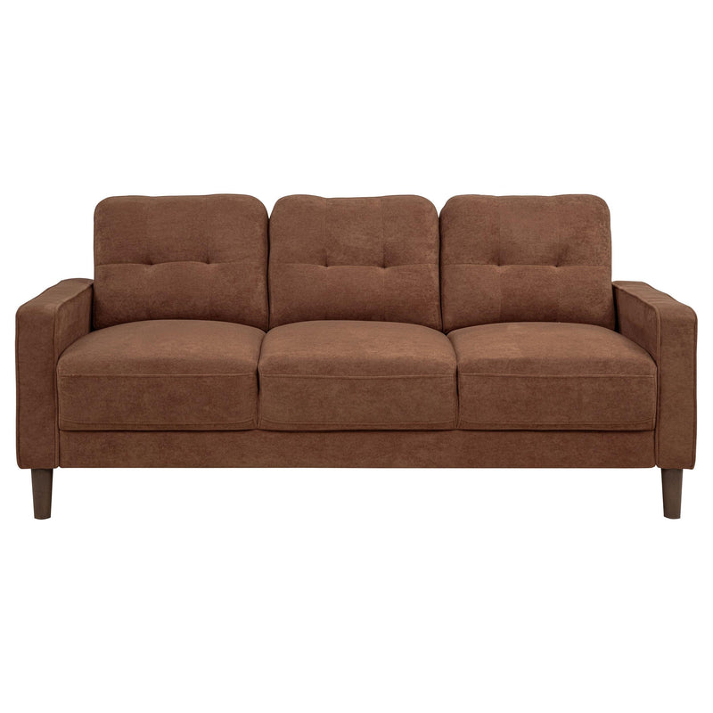 Bowen II 3-piece Fabric Upholstered Track Arm Sofa Set Rust - 509971-S3