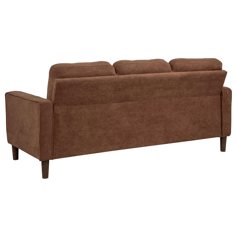 Bowen II 3-piece Fabric Upholstered Track Arm Sofa Set Rust - 509971-S3