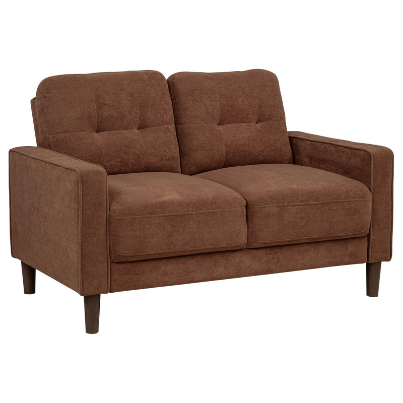 Bowen II 3-piece Fabric Upholstered Track Arm Sofa Set Rust - 509971-S3