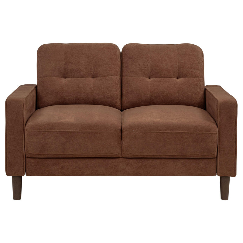 Bowen II 3-piece Fabric Upholstered Track Arm Sofa Set Rust - 509971-S3