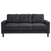 Bowen II 3-piece Upholstered Track Arm Sofa Set Steel Grey - 509981-S3