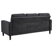 Bowen II 3-piece Upholstered Track Arm Sofa Set Steel Grey - 509981-S3