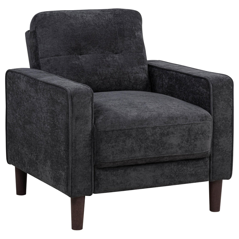 Bowen II Fabric Upholstered Track Arm Chair Steel Grey - 509983
