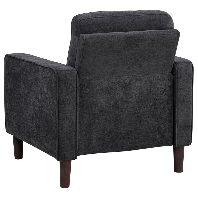 Bowen II Fabric Upholstered Track Arm Chair Steel Grey - 509983