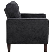 Bowen II Fabric Upholstered Track Arm Chair Steel Grey - 509983