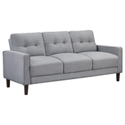 Bowen Upholstered Track Arm Tufted Sofa Grey - 506781