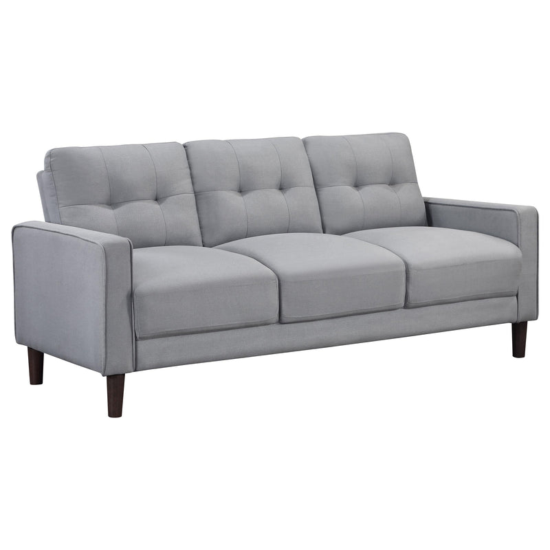 Bowen Upholstered Track Arm Tufted Sofa Grey - 506781