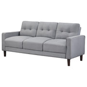 Bowen Upholstered Track Arm Tufted Sofa Grey - 506781