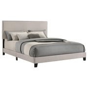 Boyd Upholstered California King Panel Bed Ivory - 350051KW