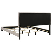 Boyd Upholstered California King Panel Bed Ivory - 350051KW