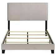 Boyd Upholstered Full Panel Bed Ivory - 350051F