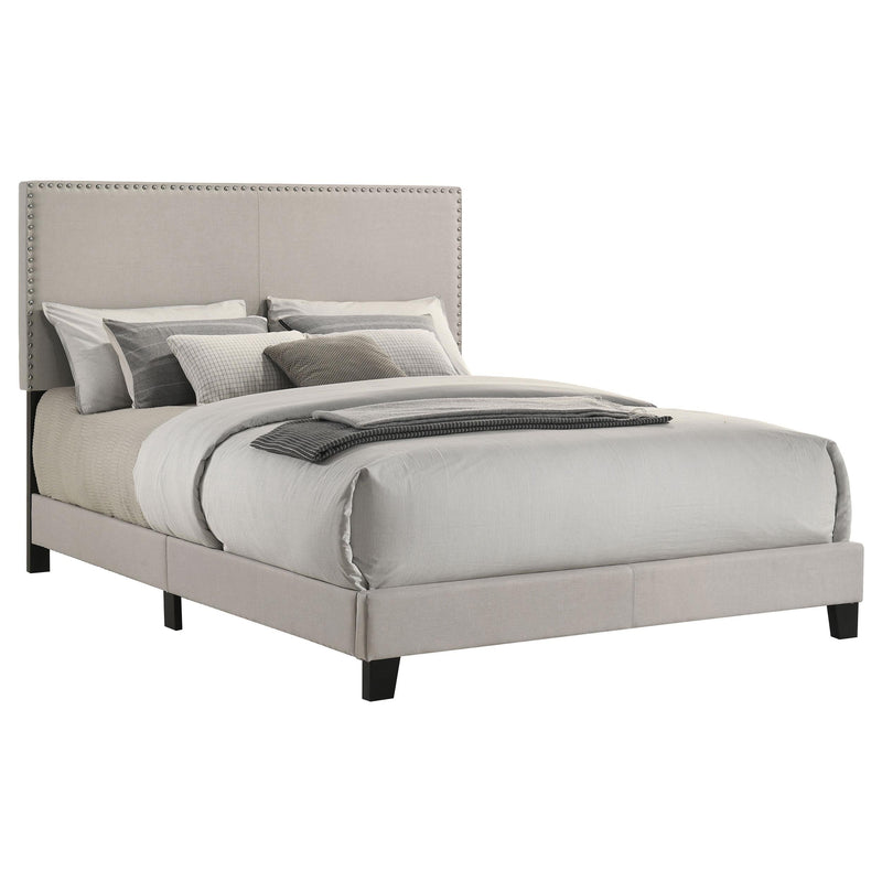 Boyd Upholstered Queen Panel Bed Ivory - 350051Q