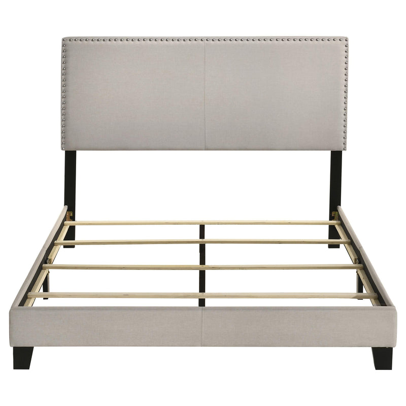 Boyd Upholstered Queen Panel Bed Ivory - 350051Q