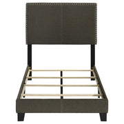 Boyd Upholstered Twin Panel Bed Charcoal - 350061T