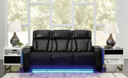 Boyington Black Power Reclining Sofa - U2710615