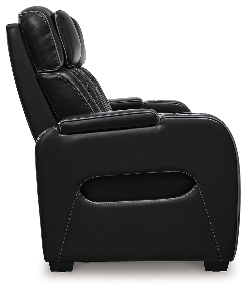 Boyington Black Power Reclining Sofa - U2710615