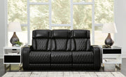 Boyington Black Power Reclining Sofa - U2710615