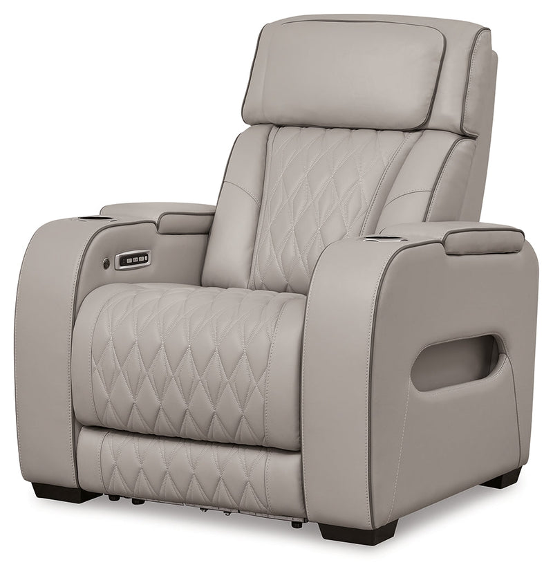 Boyington Gray Power Recliner - U2710513