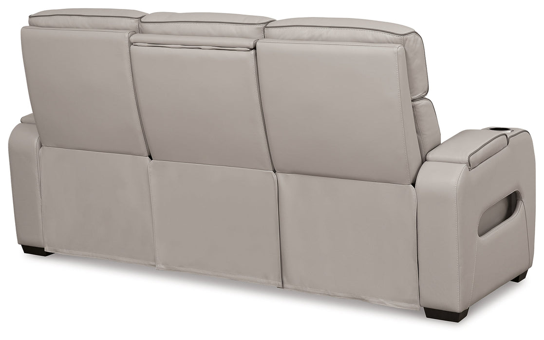 Boyington Gray Power Reclining Sofa - Gate FurniturePower Reclining Sofa