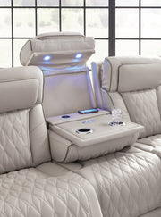 Boyington Gray Power Reclining Sofa - Lara FurniturePower Reclining Sofa