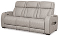 Boyington Gray Power Reclining Sofa - Gate FurniturePower Reclining Sofa