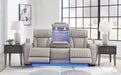 Boyington Gray Power Reclining Sofa - Gate FurniturePower Reclining Sofa