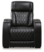 Boyington Sofa, Loveseat Recliner in Black - Lara FurniturePower Reclining Living Room Set