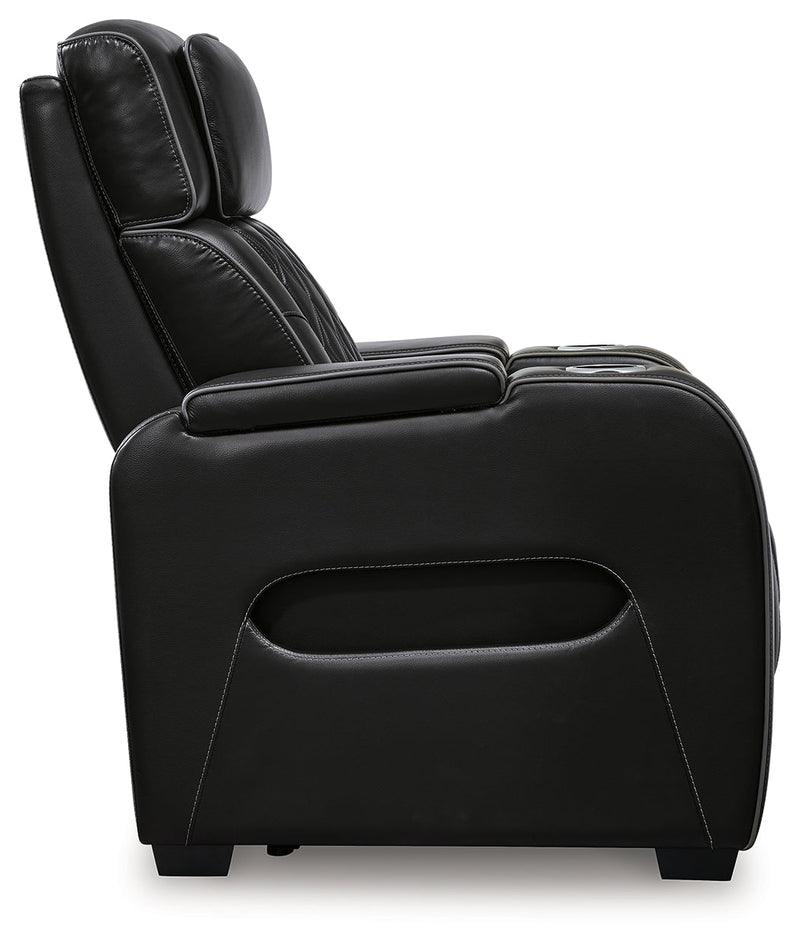 Boyington Sofa, Loveseat Recliner in Black - Lara FurniturePower Reclining Living Room Set