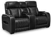 Boyington Sofa, Loveseat Recliner in Black - Lara FurniturePower Reclining Living Room Set