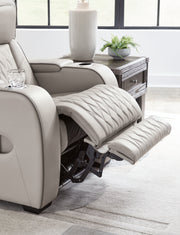 Boyington Sofa, Loveseat Recliner in Gray - Lara FurniturePower Reclining Living Room Set