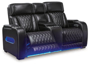 Boyington Sofa, Loveseat Recliner in Black - Lara FurniturePower Reclining Living Room Set