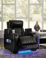 Boyington Sofa, Loveseat Recliner in Black - Lara FurniturePower Reclining Living Room Set