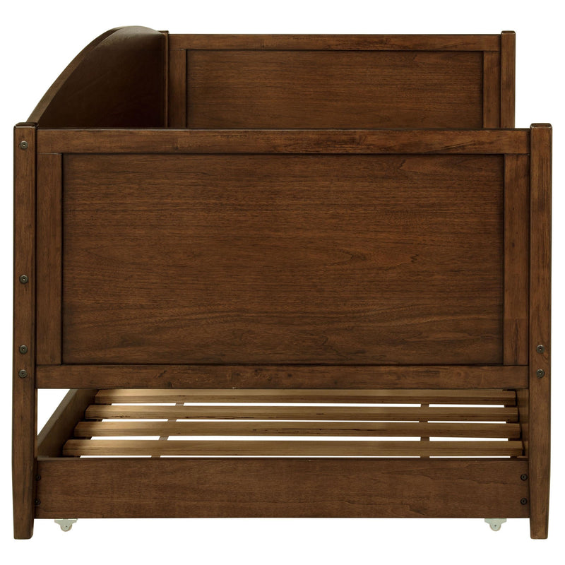 Bozeman Wood Twin Daybed With Trundle Medium Walnut - 300686