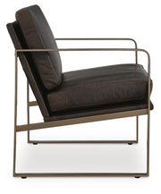 Bradett Dark Brown/Gold Finish Accent Chair - A3000763