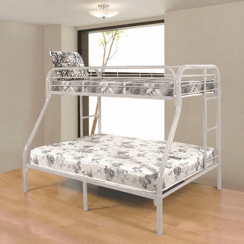 Bradford - White T/F Metal Bunkbed - B856-Bunkbed