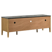 Bradley 63-inch 2-Door SmartTop TV Stand Grey and Natural - 706442