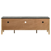 Bradley 63-inch 2-Door SmartTop TV Stand Grey and Natural - 706442