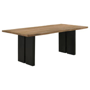 Bradshaw 80-inch Live Edge Wood Dining Table Natural Acacia - 115541