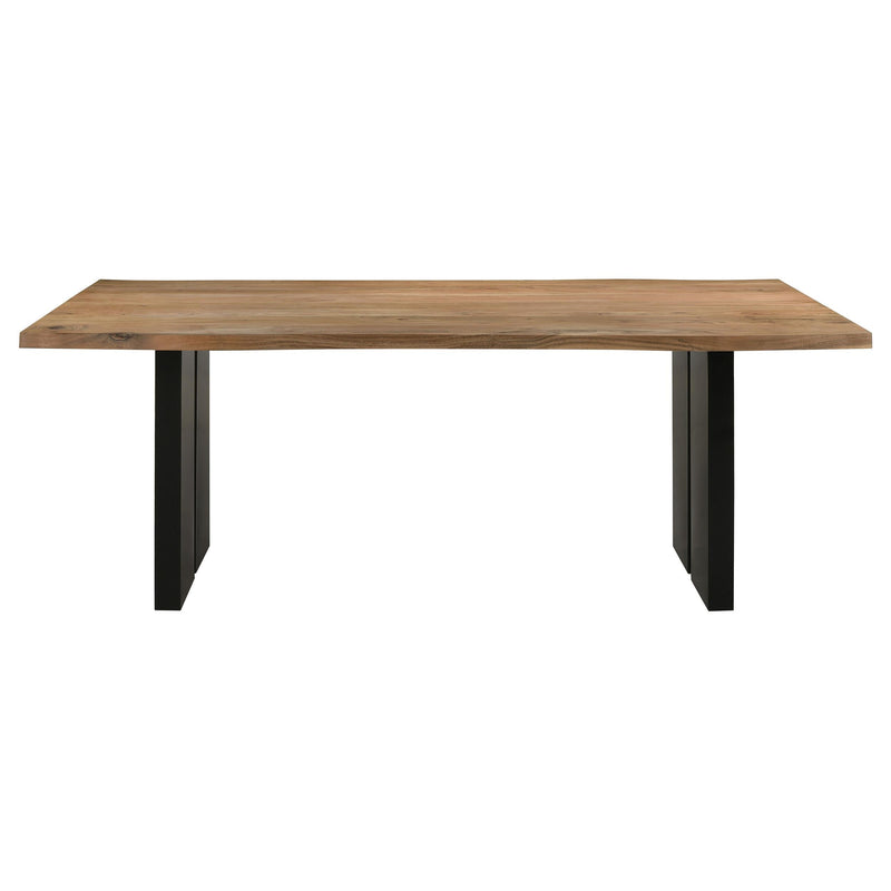 Bradshaw 80-inch Live Edge Wood Dining Table Natural Acacia - 115541