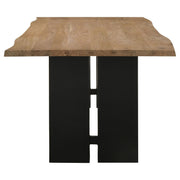 Bradshaw 80-inch Live Edge Wood Dining Table Natural Acacia - 115541