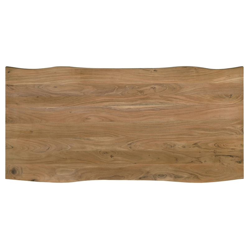 Bradshaw 80-inch Live Edge Wood Dining Table Natural Acacia - 115541