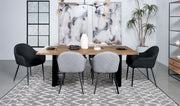 Bradshaw 80-inch Live Edge Wood Dining Table Natural Acacia - 115541