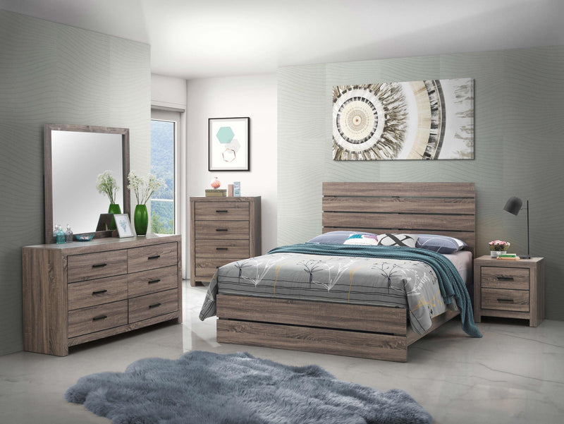 Brantford 2-drawer Nightstand Barrel Oak - 207042