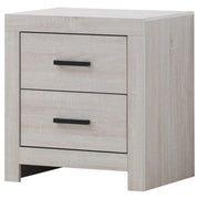 Brantford 2-drawer Nightstand Coastal White - 207052